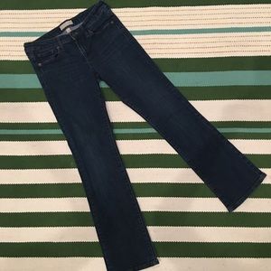 Banana republic slim bootcut dark jeans